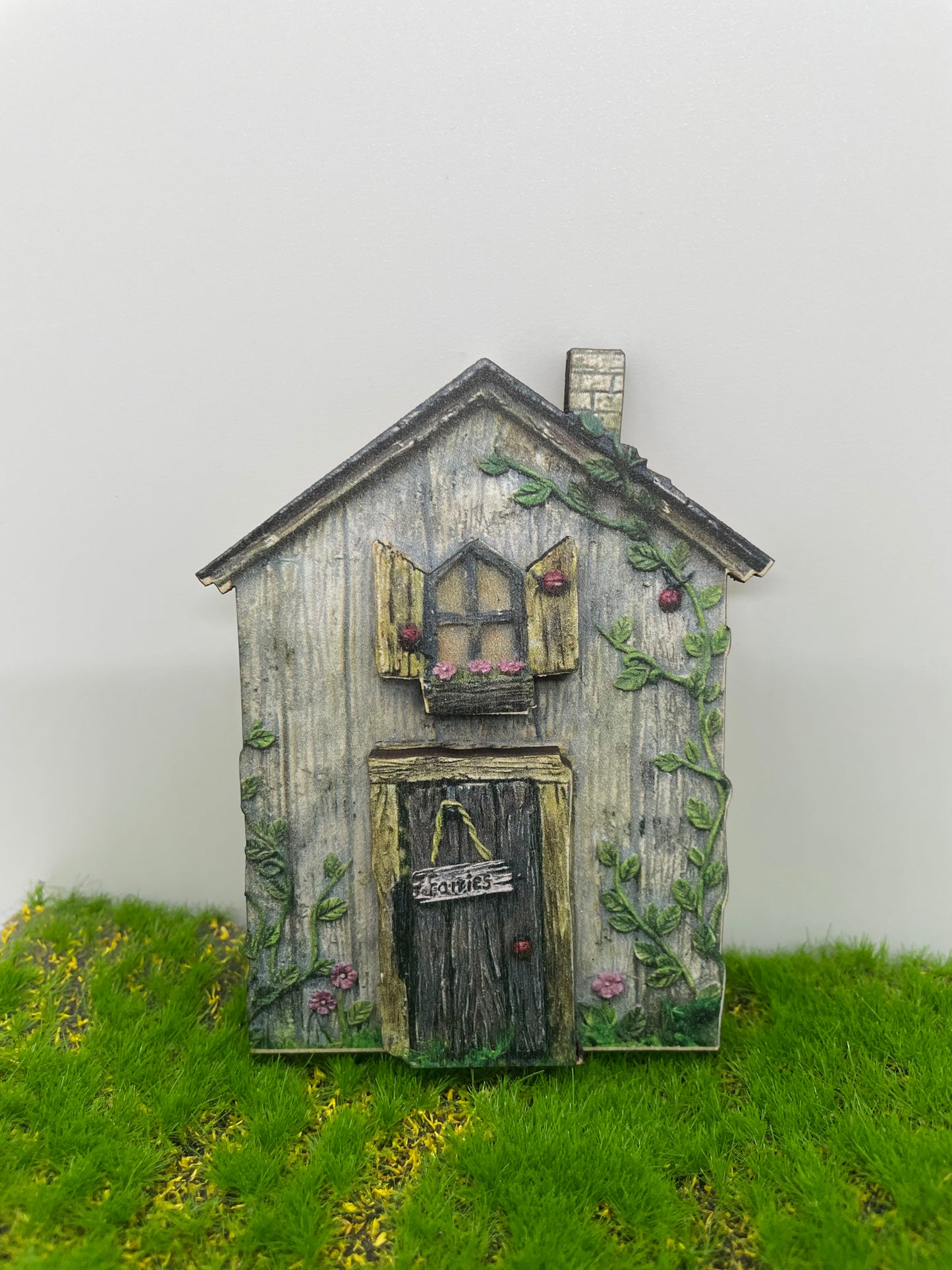 Wooden fairy garden door fairy garden accessories