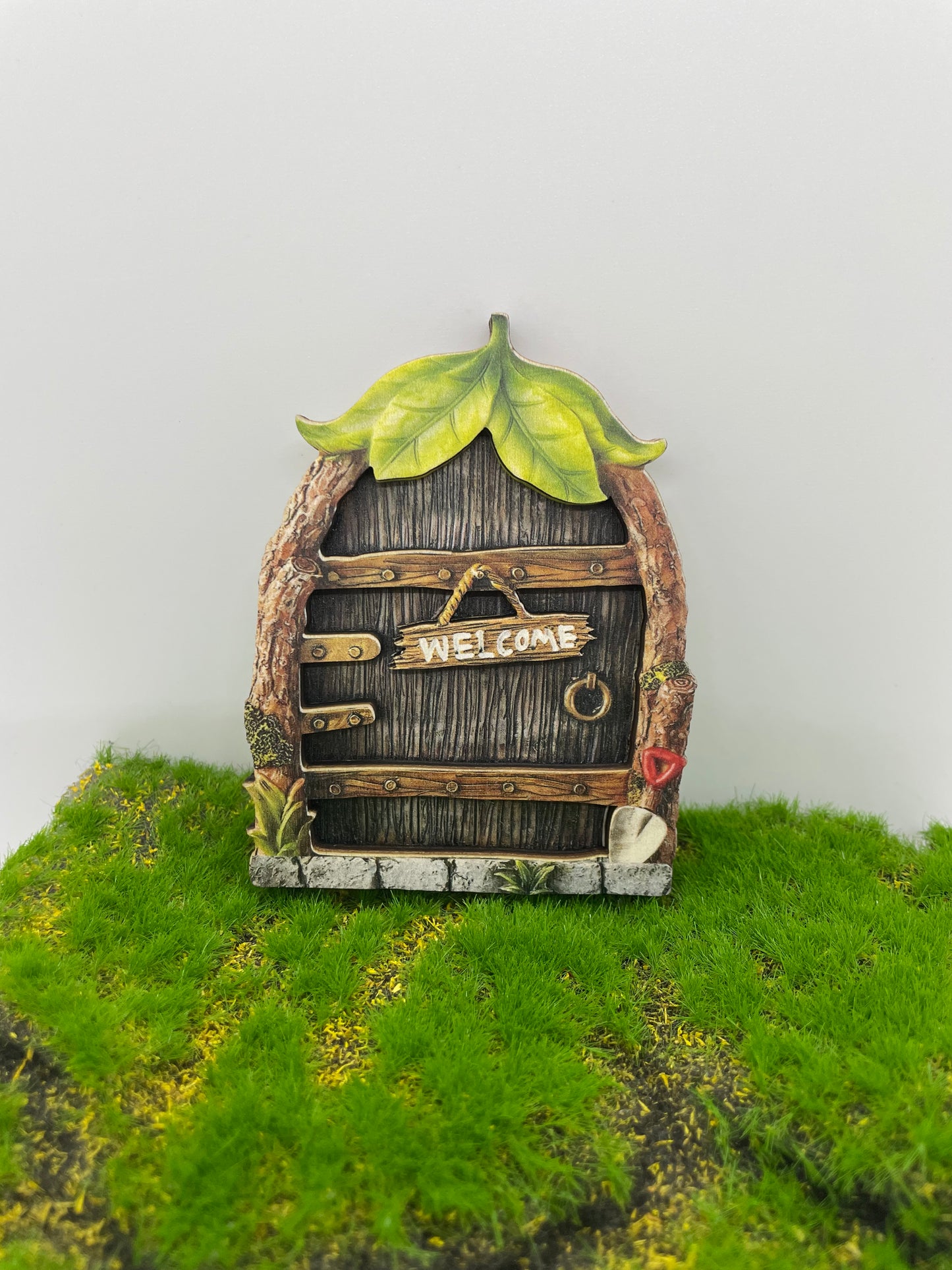 Wooden fairy garden door fairy garden accessories