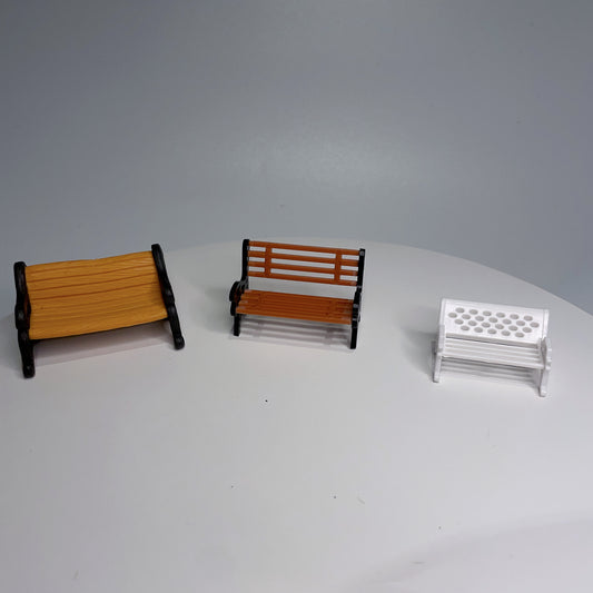 Fairy garden accessories bench chair