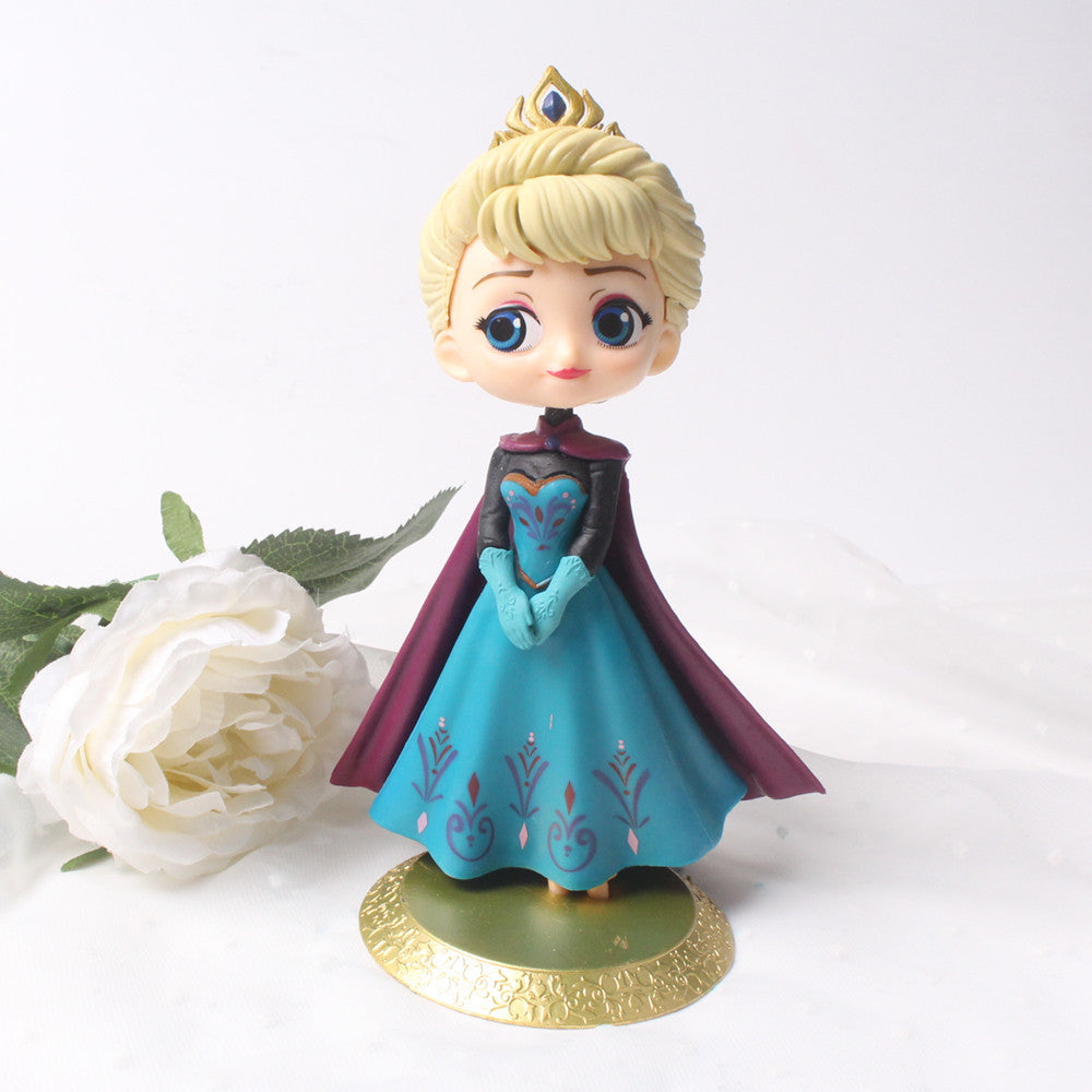 Fairy garden figurines Frozen Elsa and Anna cake decoration