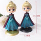 Fairy garden figurines Frozen Elsa and Anna cake decoration