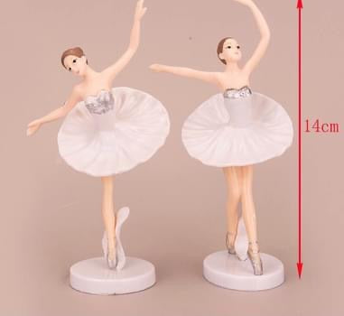 3 PCS Fairy Garden Figurines Ballet Girls