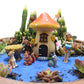 6pcs Fairy Garden Kit fairy with house