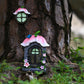 3Pcs Glow in the dark Flower Fairy Garden Door and Windows Fairy Garden Kits