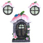 3Pcs Glow in the dark Flower Fairy Garden Door and Windows Fairy Garden Kits