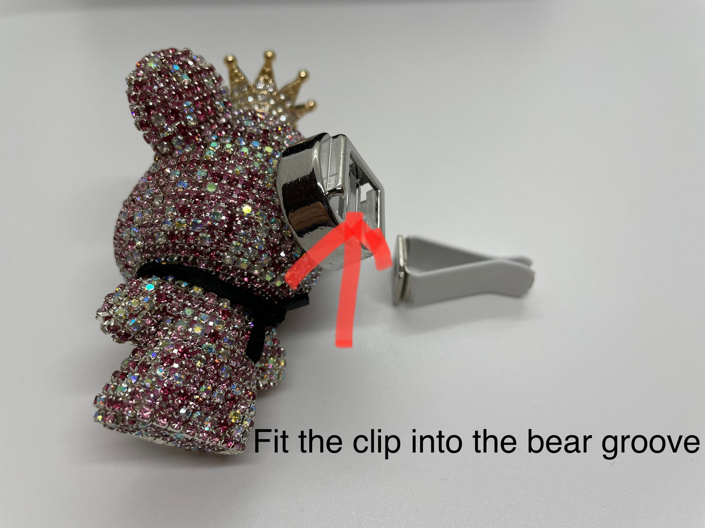 Diomande inlaid bear car aromatherapy ornament car air fresher