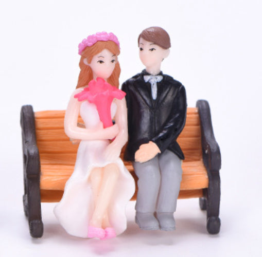 Fairy Garden Figurine Bride and Groom
