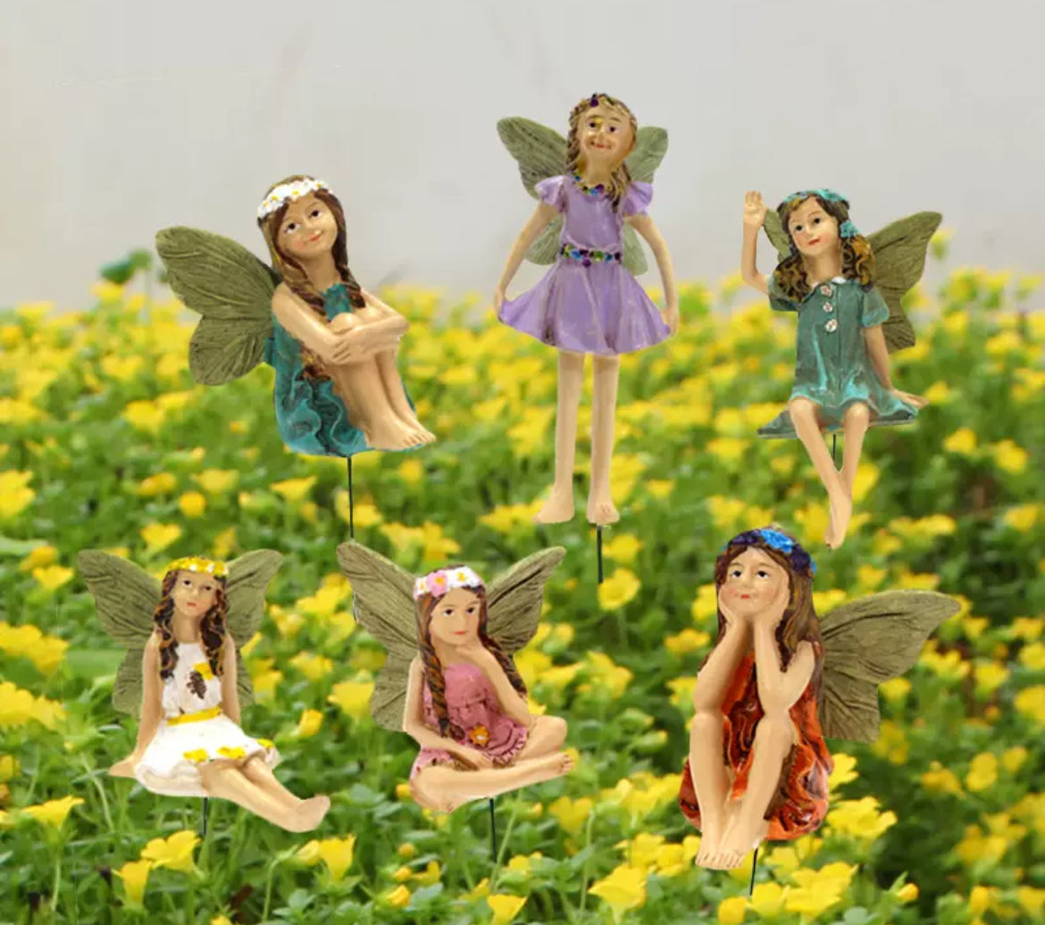 6PCS Fairies Kit Fairy Garden Figurines