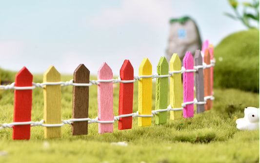 30cm Fairy Garden Accessories Wooden Fence