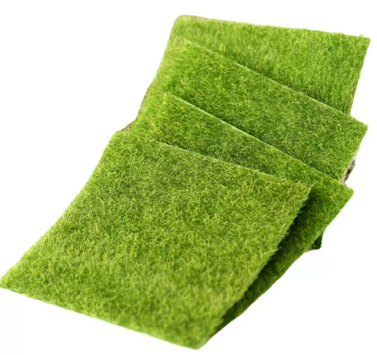 Artificial Grass Mat Miniature Fairy Garden Accessory – Decoration for Fairy Gardens & Miniature Displays