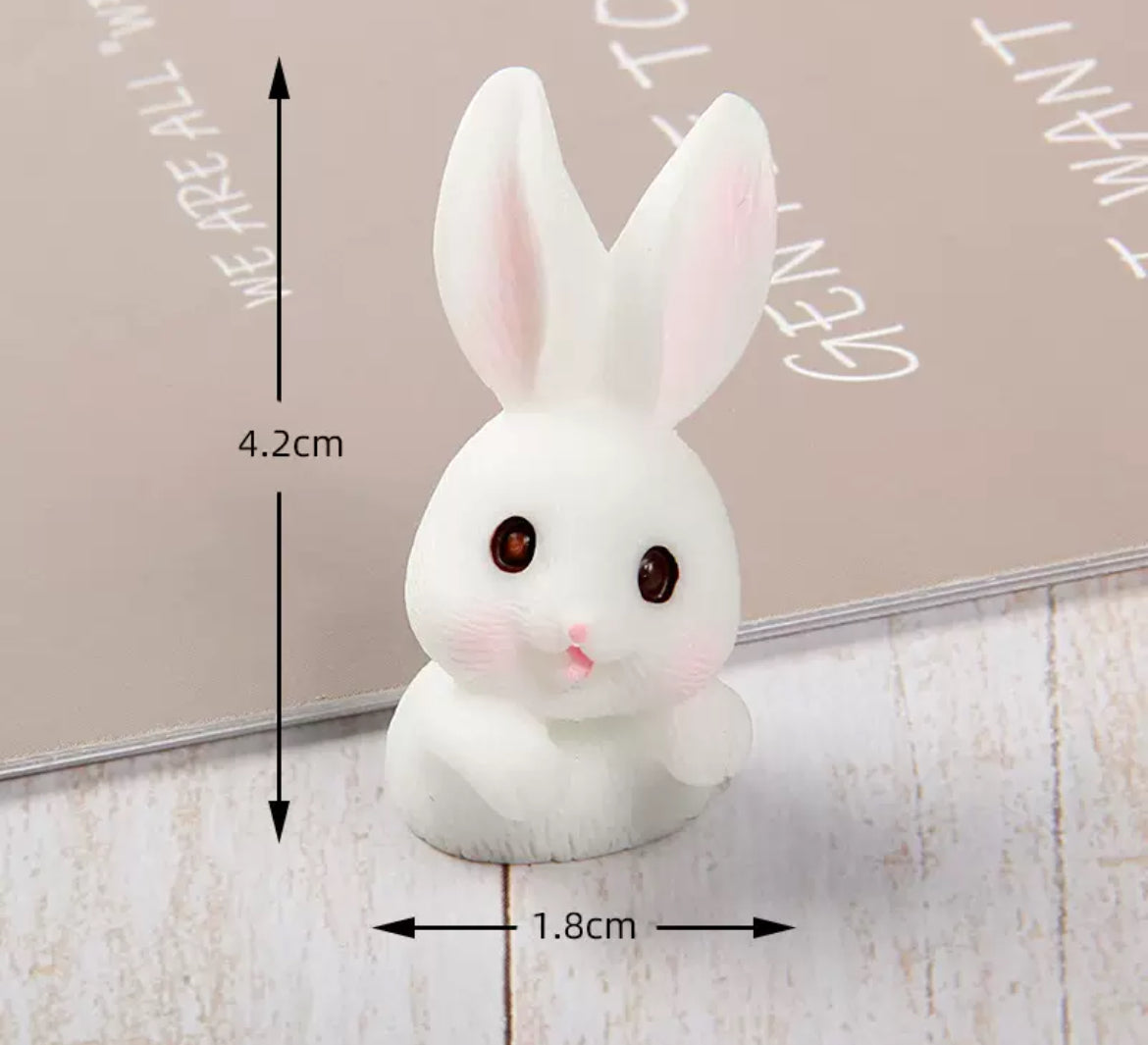 7pcs Fairy Garden Rabbits Kit Bunny Fairy Garden Accessories