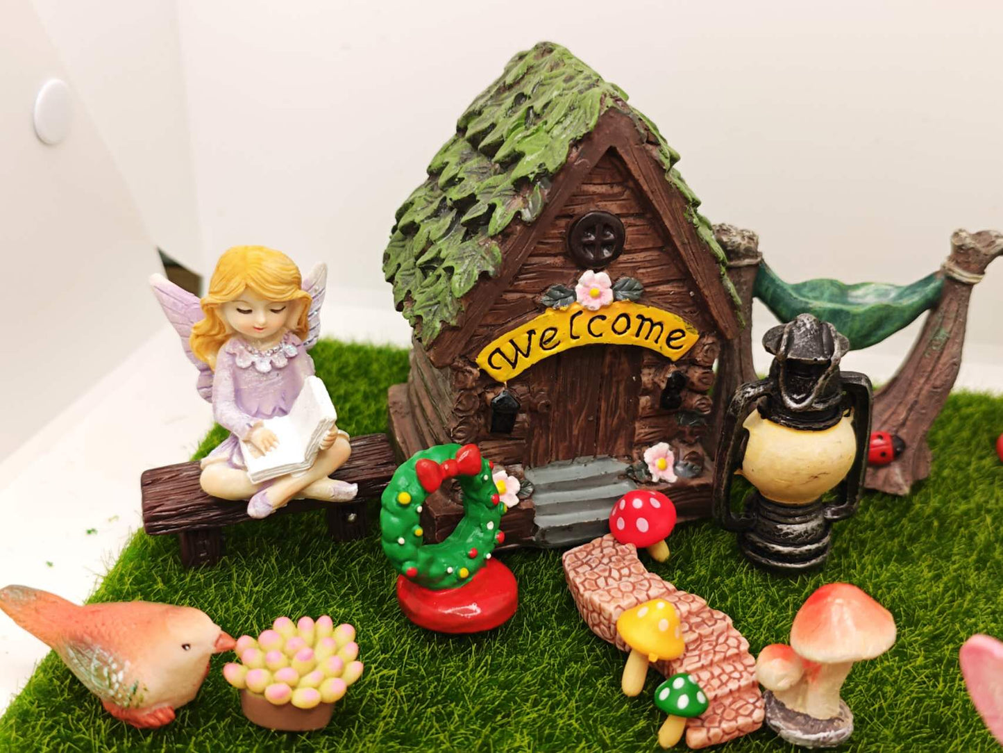 37PCs Christmas Gift Fairy Garden Kits Sets Fairy Garden Accessories