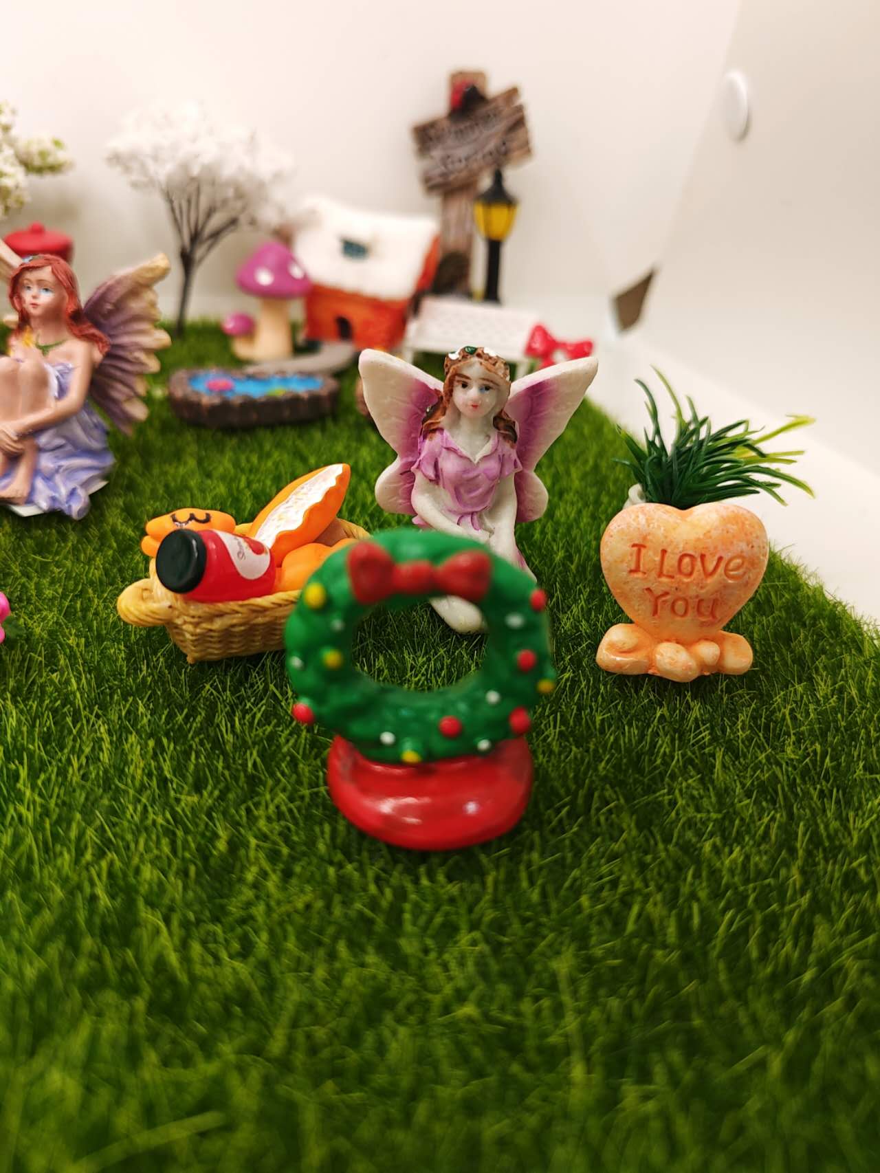 36PCs Christmas Gift Fairy Garden Kits Sets Fairy Garden Accessories