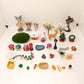 36PCs Christmas Gift Fairy Garden Kits Sets Fairy Garden Accessories