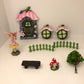 9Pcs Fairy Garden Accessories Kit Glow in the Dark Door Windows Outdoor Decor