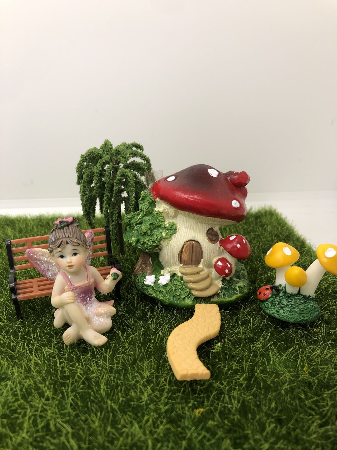 13Pcs Fairy Garden Accessories Kit Fairy Garden Home Outdoor Decoration