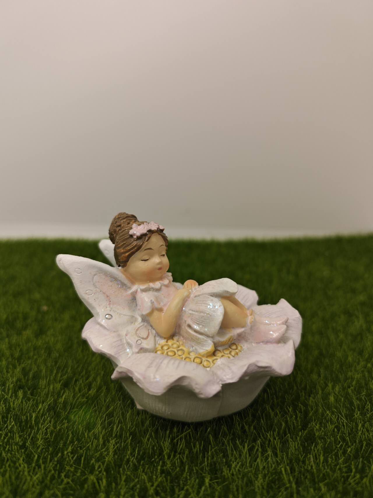 Fairy Garden-Fairies sleeping on flowers fairy garden figurines Home Outdoor Decor