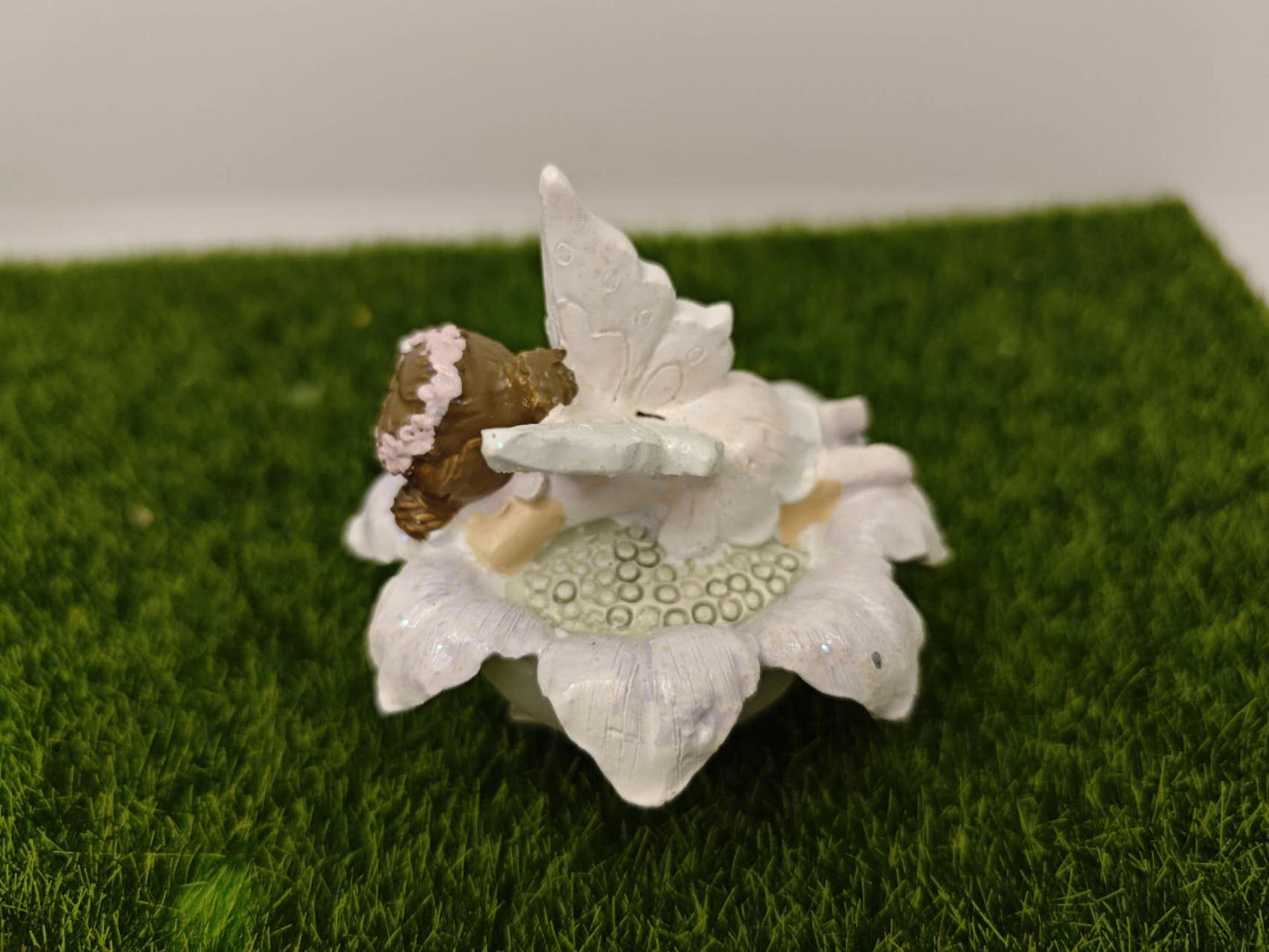 Fairy Garden-Fairies sleeping on flowers fairy garden figurines Home Outdoor Decor