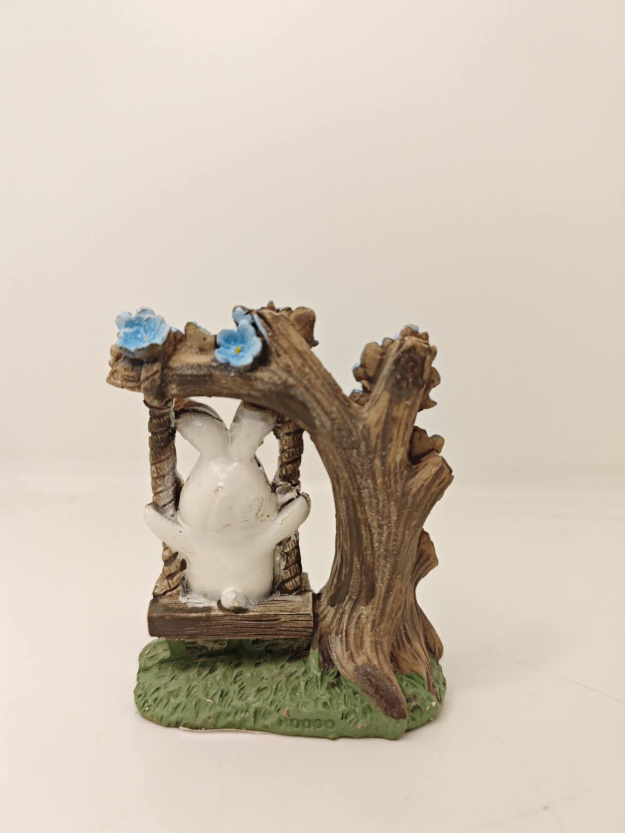 Fairy Garden Accessories Bunny in the swing