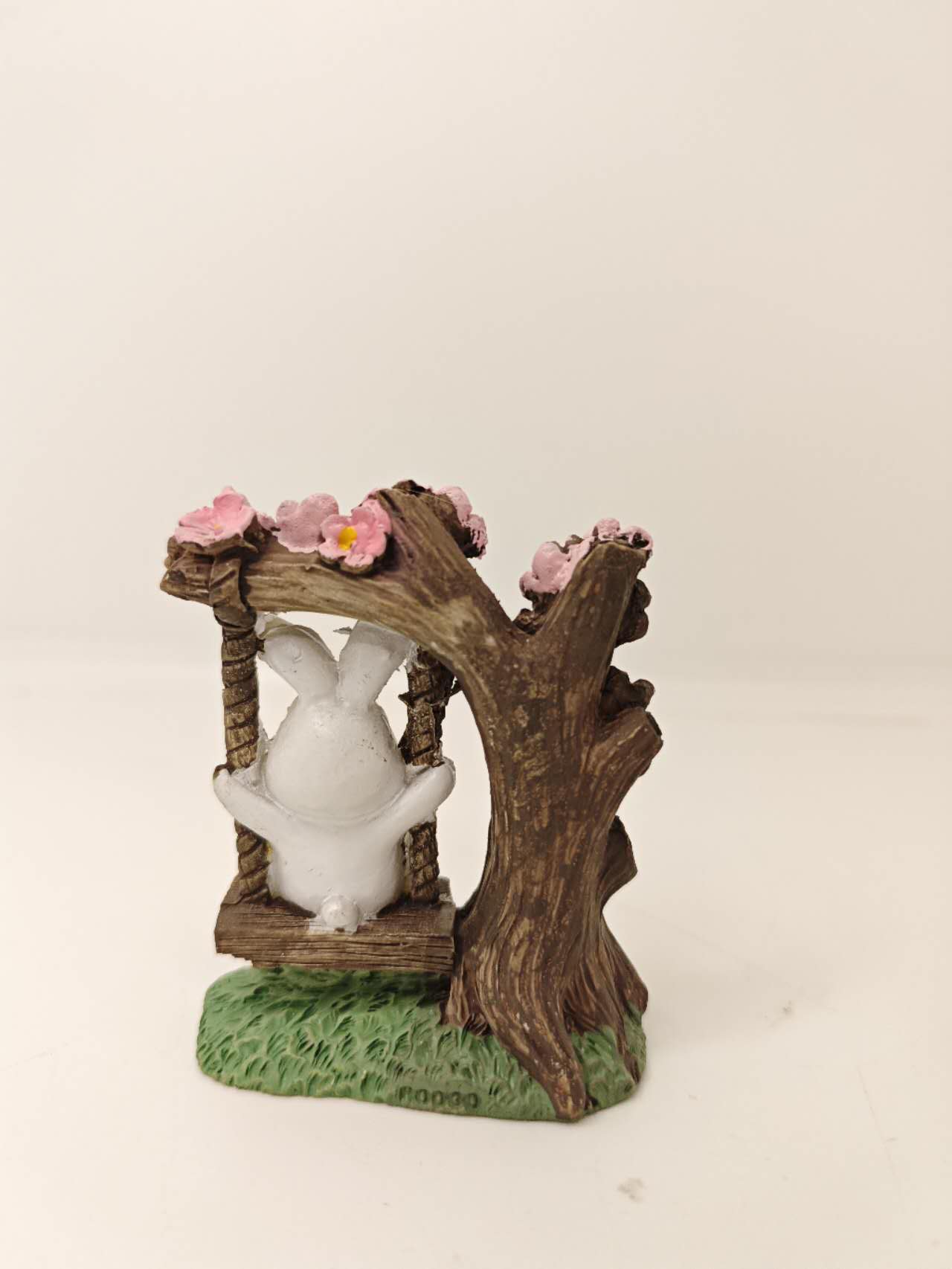 Fairy Garden Accessories Bunny in the swing