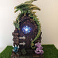 Fairy Door with Dragon Home Decoration