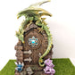 Fairy Door with Dragon Home Decoration