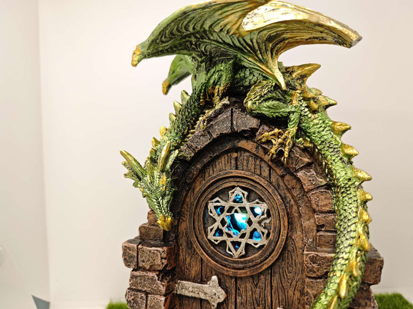 Fairy Door with Dragon Home Decoration