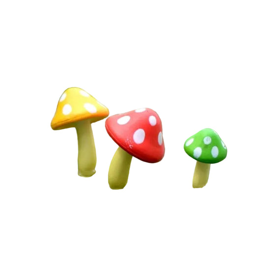 Mushrooms Miniature Fairy Garden Plant – Resin Mini Decoration for Fairy Gardens