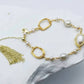 Baroque Pearl Bracelet: A Dance of Gold and Grace