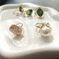 Abalone Shell or Baroque Pearl Ring: A Touch of Oceanic Elegance