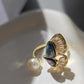 Abalone Shell or Baroque Pearl Ring: A Touch of Oceanic Elegance