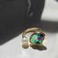 Abalone Shell or Baroque Pearl Ring: A Touch of Oceanic Elegance