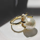 Abalone Shell or Baroque Pearl Ring: A Touch of Oceanic Elegance