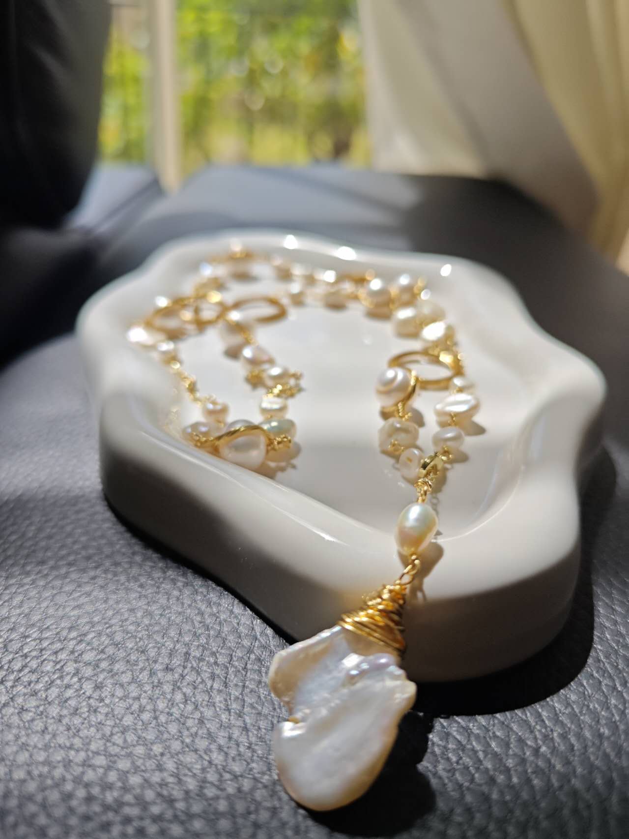 Baroque Pearl Chain: A Statement of Timeless Elegance