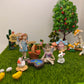 26Pcs Fairy Garden Accessories Kit Decoration Easter Decor Gift Bunny Eggs Chick