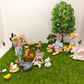 26Pcs Fairy Garden Accessories Kit Decoration Easter Decor Gift Bunny Eggs Chick