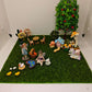 26Pcs Fairy Garden Accessories Kit Decoration Easter Decor Gift Bunny Eggs Chick