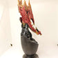 Mystical Red Resin Dragon Figure Statue Home & Office Decor indoor outdoor decor