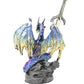Fantasy Dragon with Sword Dragon Figure Statue Home Office Decor indoor outdoor