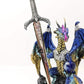 Fantasy Dragon with Sword Dragon Figure Statue Home Office Decor indoor outdoor