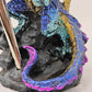 Fantasy Dragon with Sword Dragon Figure Statue Home Office Decor indoor outdoor
