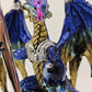 Fantasy Dragon with Sword Dragon Figure Statue Home Office Decor indoor outdoor