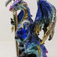 Fantasy Dragon with Sword Dragon Figure Statue Home Office Decor indoor outdoor
