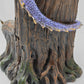 LED Blue Dragon on Crystal Throne Figure Statue Home Office Decor indoor