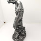 Gothic Stone Dragon Statue Medieval Ruins Fantasy Figurine Indoor Outdoor Decor