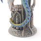 Dragon with Crystal Ball Dragon Figurine Gothic Fantasy Sculpture Home Decor