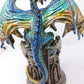 Dragon with Crystal Ball Dragon Figurine Gothic Fantasy Sculpture Home Decor