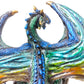 Dragon with Crystal Ball Dragon Figurine Gothic Fantasy Sculpture Home Decor