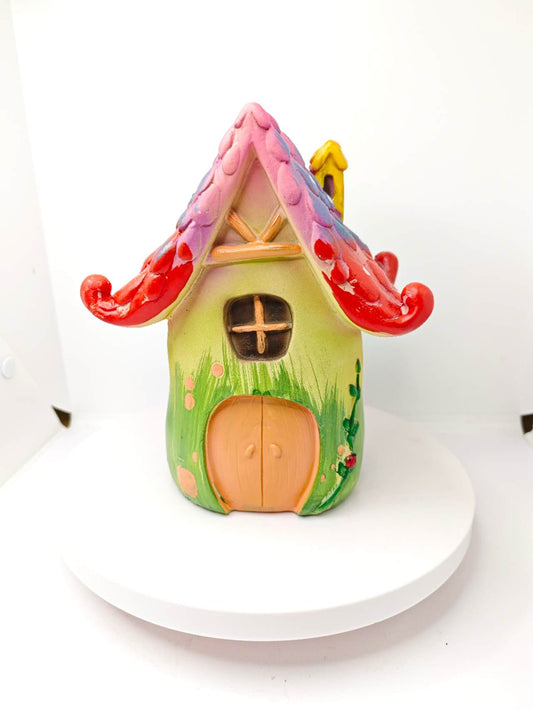 Fairy Garden Cottage House fairy house Miniature Outdoor & Indoor DECOR