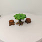 3Pcs tree table and chairs fairy garden accessories decor